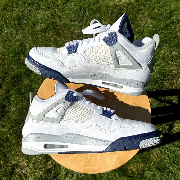 Size 12 - Nike Air Jordan 4 Retro Midnight Navy Men\'s Shoes - Ships Now main image 5